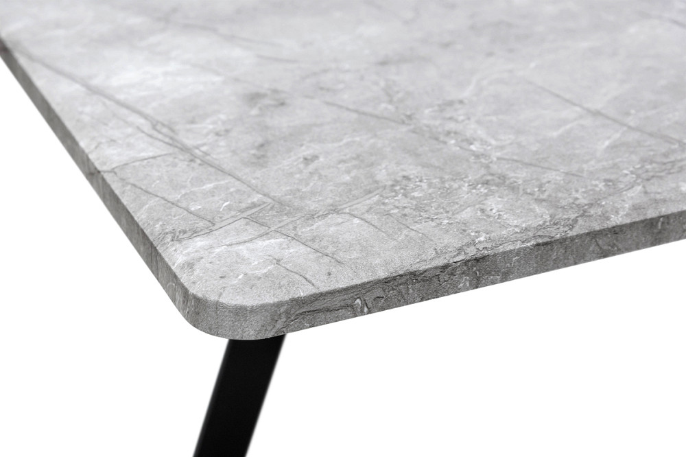 Стіл Тандем 120(+40)*75 чорний метал/базальт Київ - фото 8