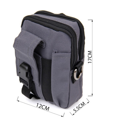 Сумка Vintage На пояс нейлон Сіра (20646) Вінниця - фото 5