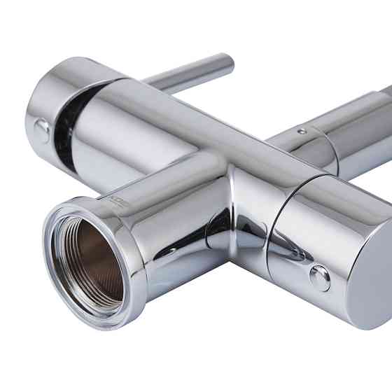 Кухонний змішувач KOER KB-72002-01 з силіконовим гусаком та виводом для питної води KR3383 Харків