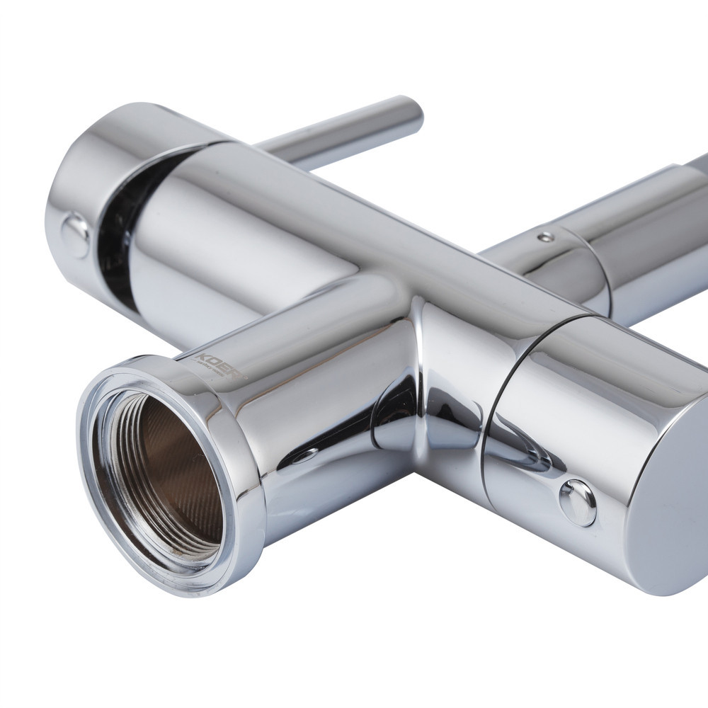 Кухонний змішувач KOER KB-72002-01 з силіконовим гусаком та виводом для питної води KR3383 Харків - фото 4