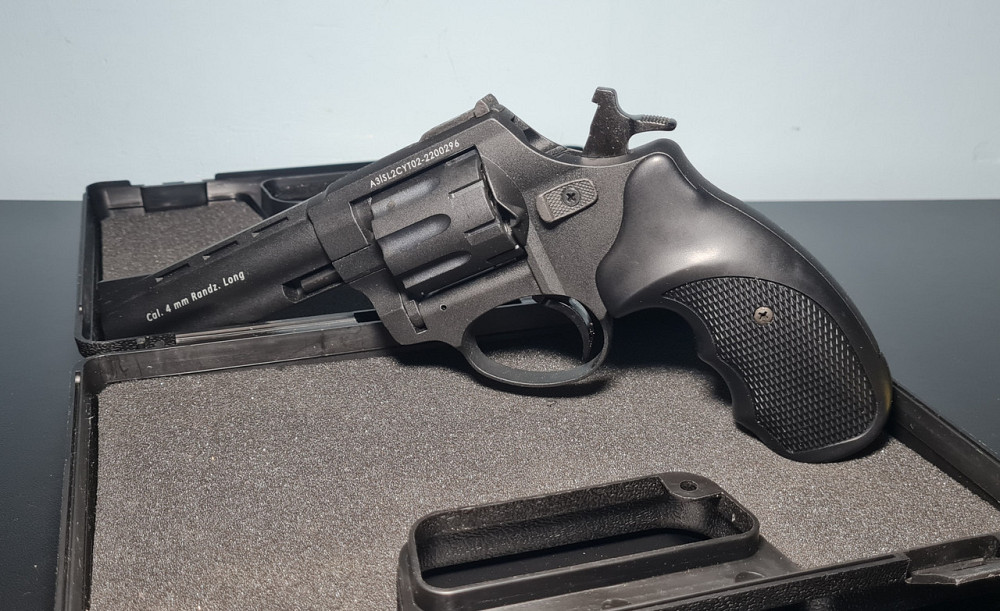 Револьвер STALKER S 4.5" 4мм на патроні Флобера + 200 патронів + щітка + кобура Клевань - фото 5