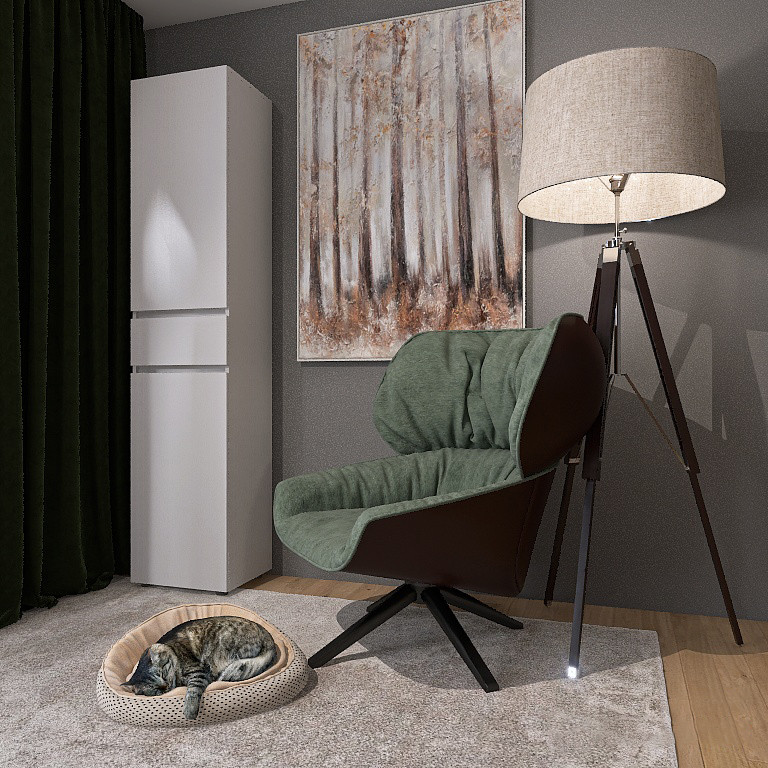 Пенал с выдвижным ящиком Эверест Лайт ПЛ-1 Нимфея Альба (DTM-4664) Львов - изображение 5