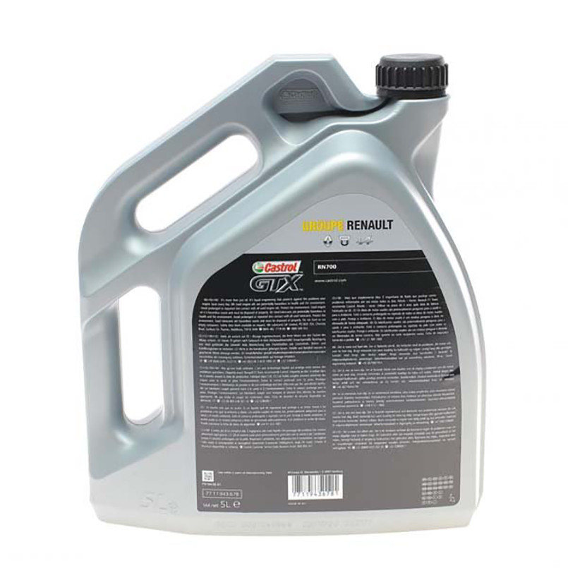 Моторное масло Renault Castrol GTX RN700 10W-40 5л Львов - изображение 2