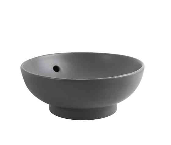 Раковина накладна Mixxus Premium TOPPER-0201 GRAY 410x410x165mm з переливом   ( MP6649 ) 34726 Харьков