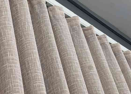 Тюль лен однотонный, коллекция 