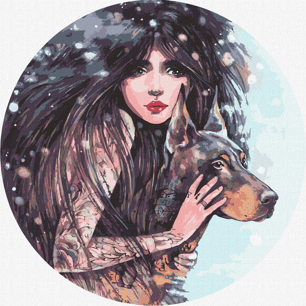 Набір для розпису по номерах. "Дика воля" 40х40см, шт Київ - фото 1