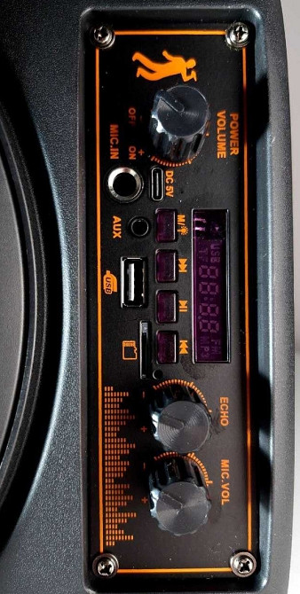 Блютуз колонка большая с микрофоном и RGB подсветкой TTD-2806. Харьков - изображение 3