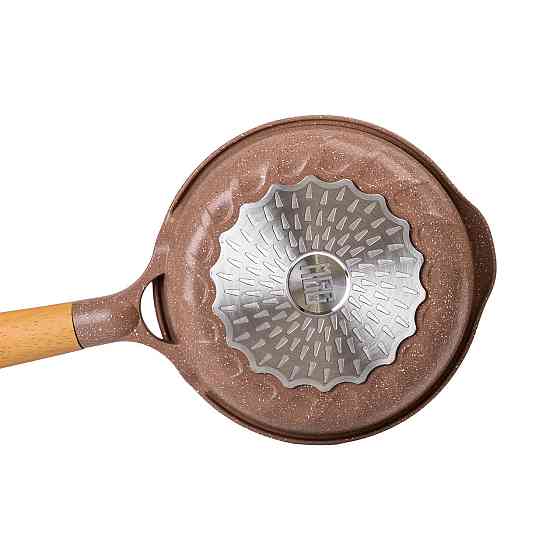 Мраморная алюминиевая сковорода с антипригарным покрытием 1 литр Ø 20 см кофейная MGC HP-4-421CO Киев