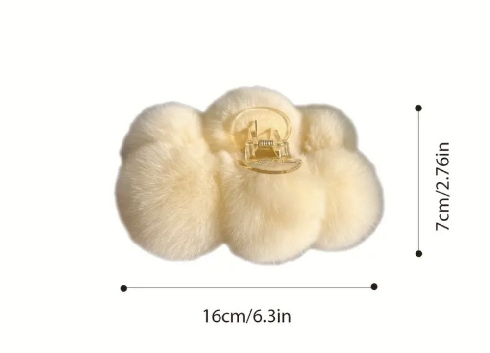 Шпилька крабік із хутра Сміла - фото 5