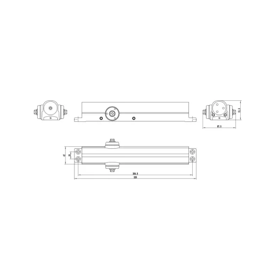 Дверний доводчик Dortec DT-916 (63-00065) Київ