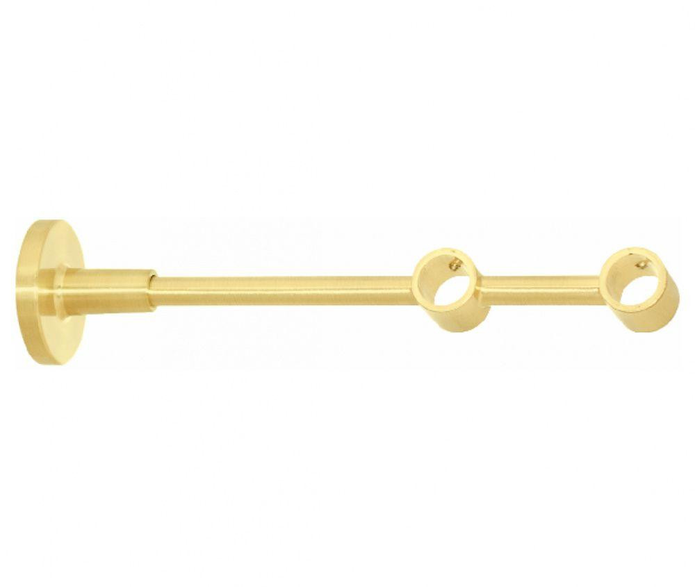 Тримач Orvit ЗАКРИТИЙ дворядний до стіни 16\16 мм ЗОЛОТО МАТОВЕ Львів - фото 1