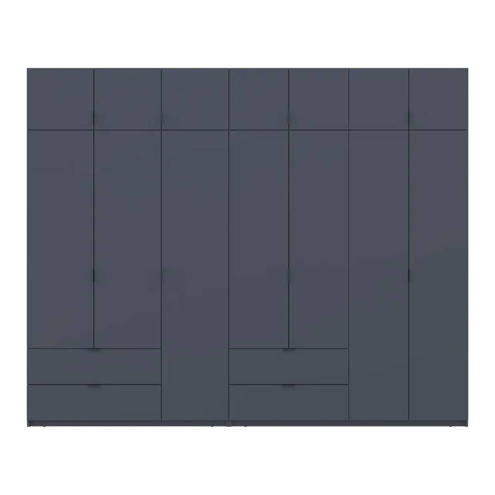 Шкаф для одежды Doros Лукас Графит 3+4 ДСП 295х50х240 DRS-011697 (42005125) Львов - изображение 4