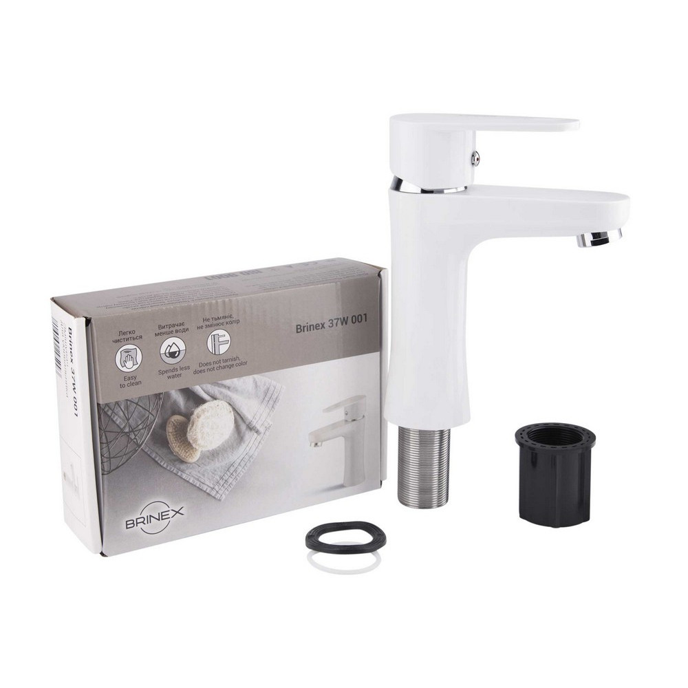 Змішувач для раковини Brinex 37W 001 Київ - фото 4