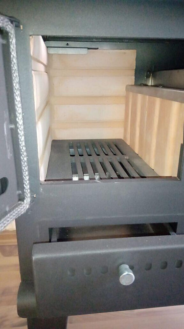 Піч-кухня на дровах Hosseven 4014 з духовкою та варильною поверхнею 8 кВт до 60 м2 опалювально-варильна піч Туреччина Тернопіль - фото 5