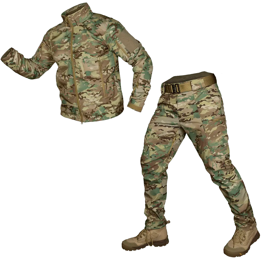 Тактический костюм Phantom Stalker из мембранной ткани SoftShell (Мультикам) размер 2XL Винница - изображение 1