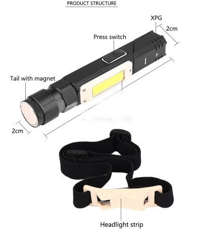 Ліхтар з магнітом Goread Y112 USB XPG+COB 10000 лм IP65 Вінниця - фото 11
