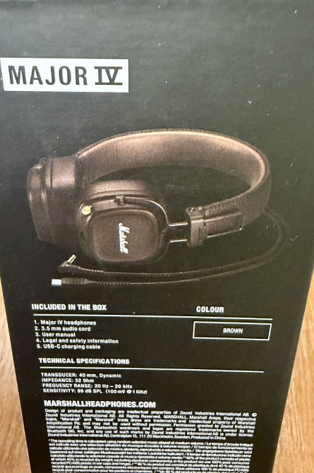 MARSHALL Major IV.  Нові!! Харків - фото 2