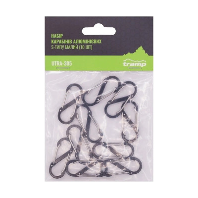 Карабін туристичний Tramp Набір 10 шт S-типу малий (UTRA-305) Вінниця - фото 2
