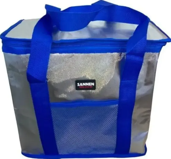 Туристическая термосумка WARM BAG MC-1059 на 25 л для продуктов и напитков 37×20×34 см Синяя Коломия