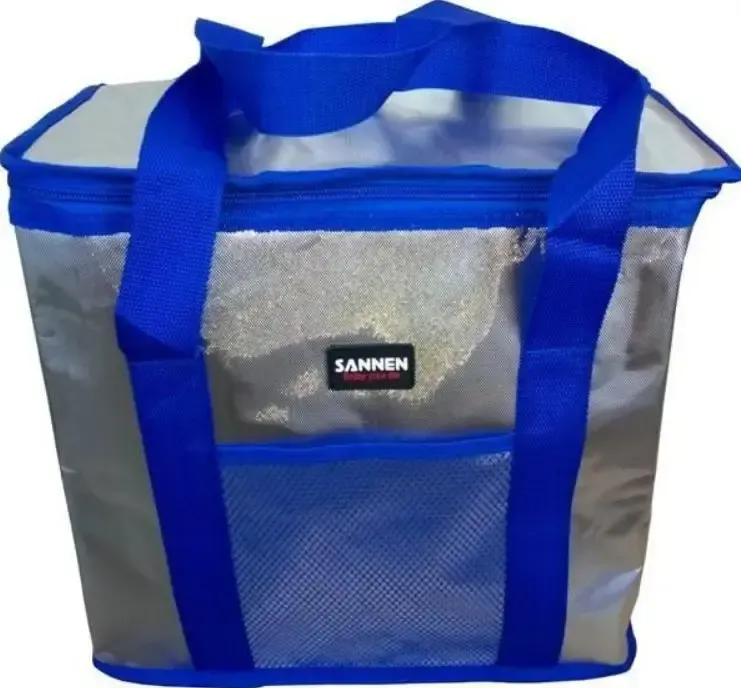 Туристическая термосумка WARM BAG MC-1059 на 25 л для продуктов и напитков 37×20×34 см Синяя Коломия - фото 1