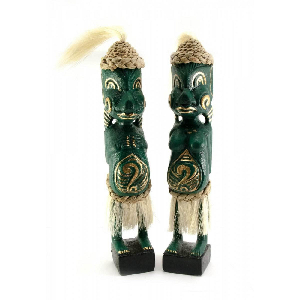 Статуэтки деревянные резные Папуасы пара Киев - изображение 1