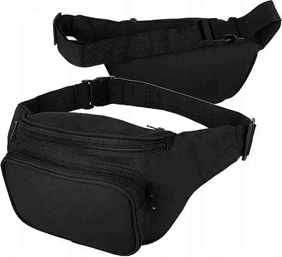 Універсальна Сумка на пояс на 3 відділення Mil-Tec від Sturm "Fanny Pack" (13512002) Black Нововолинськ