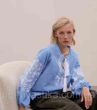 Жіноча вишиванка Орнамент джинс р.L Кривий Ріг