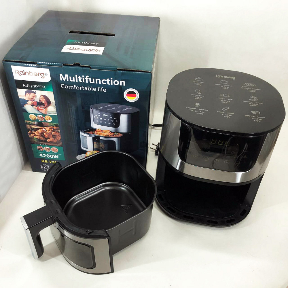 Аппарат для приготовления картофеля фри Rainberg RB-2268 4200 Вт, Аэрогриль для запекания и жарки MP-18 Львов - изображение 18