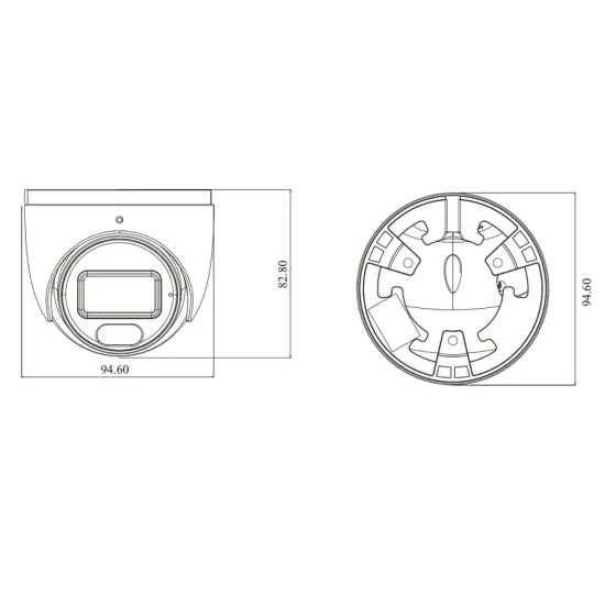 IP-відеокамера 4Mp TVT TD-9544C4(PE/WR1) Full Color f=2.8mm з мікрофоном (77-00443) Київ
