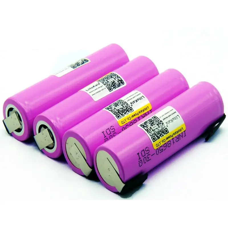 Аккумулятор высокотоковый LiitoKala Li-ion 18650 3000mAh 3,7V (INR18650-30Q) 20A Сиреневый Киев - изображение 4