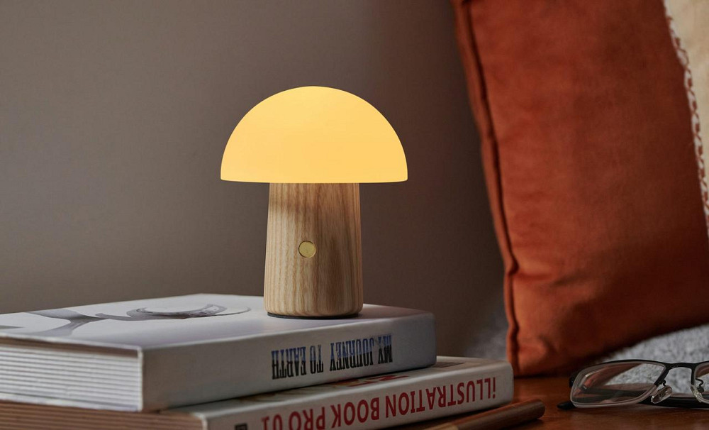 Світильник на акумуляторі Gingko Alice Mushroom Lamp Mini, білий попіл | G022AH2 Вінниця - фото 4