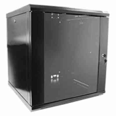 Шафа настінна Hypernet 12U 19" 600x600 (WMNC66-12U-FLAT-BLACK) Вінниця
