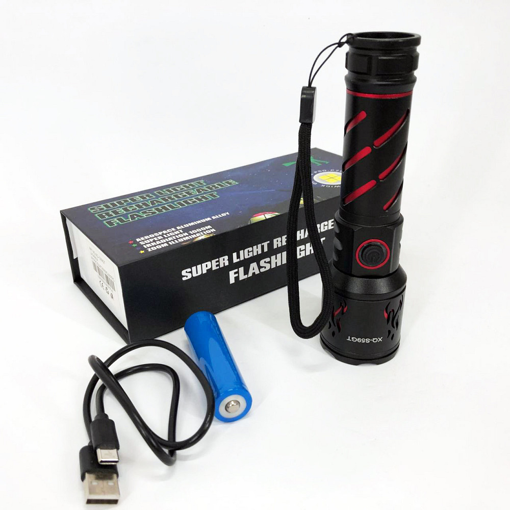 Кишеньковий міні ліхтар XQ-S59-GT, Переносний ручний потужний ліхтар Оригінальний ручний SP-99 Львів - фото 9