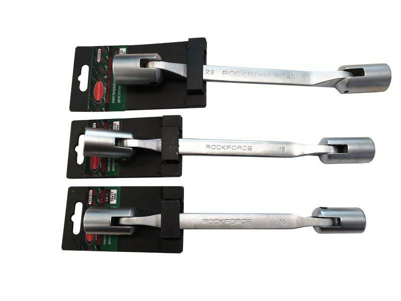 Ключ торцевий шарнірний двосторонній 6х7мм ROCKFORCE RF-7520607 Одеса - фото 1