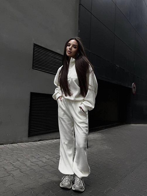 Женский удобный теплый костюм из флиса двусторонний Одесса - изображение 4