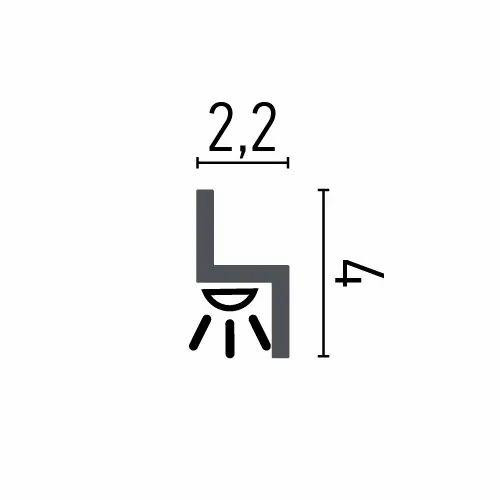 Карниз полимерный для LED освещения Grand Décor KH 902 Днепр - изображение 6