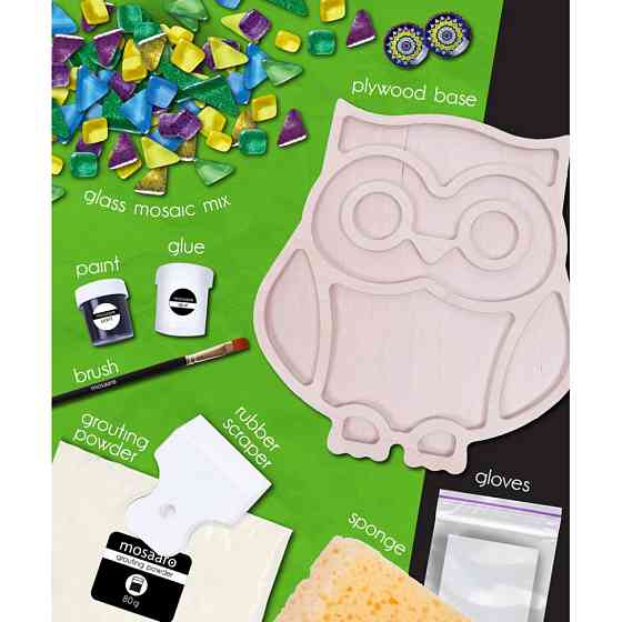 Дитячий набір для творчості кришталева мозаїка "Сова" MA2004 Вінниця