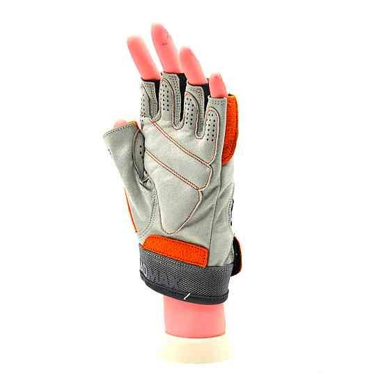 Рукавички для фітнесу MadMax MFG-850 Crazy Grey/Orange XL Каменское