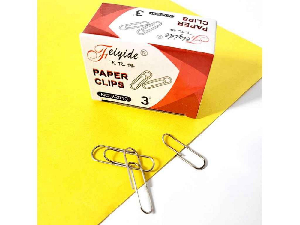 Скрепки 28мм серебряные, 82010, Имп 58-22 ТМ LEADER Киев - изображение 1