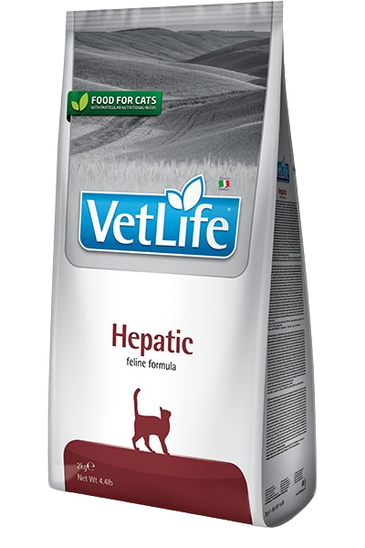Фарміна кет сухий Vet Life Hepatic дієтичне харчування при хронічній печінковій недостатності, 2 кг Київ - фото 1