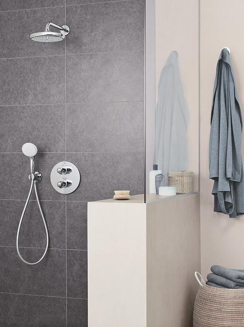 Верхний душ с настенным кронштейном Grohe New Tempesta Classic (26411000) Киев - изображение 3