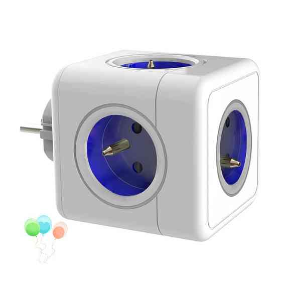 Потужний куб з 4 розетками та 3 USB-портами Київ