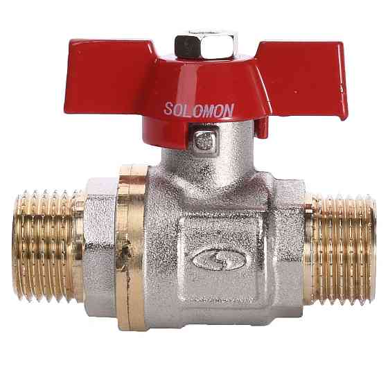 Кран кульовий прямий SOLOMON 1/2″ ЗЗ КБ PN40 B1420 Київ