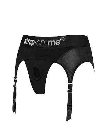 Труси для страпону з підв'язками для панчох Strap-On-Me REBEL HARNESS - L Sex Aura Київ