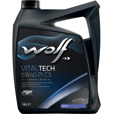 Моторна олива Wolf VITALTECH 5W40 PI C3 4л (8302916) Вінниця - фото 1