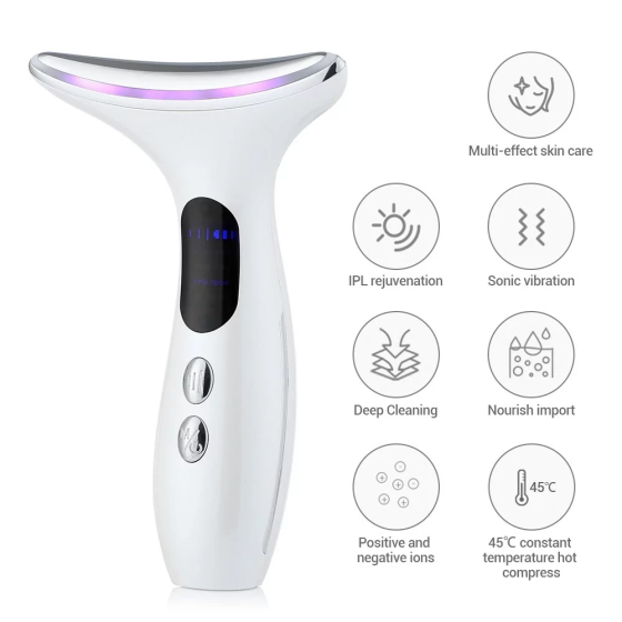 Микротоковый массажер Neck Beauty Device для шеи и лица Винница