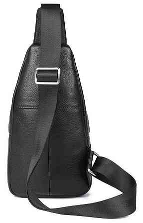 Сумка чоловіча флотар через плече Vintage 14973 Чорна Київ