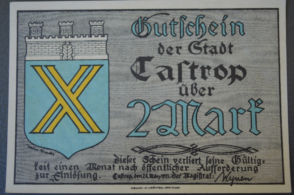 Німеччина Нотгельд 2 Мг 19..р.( 9) Полтава - фото 1