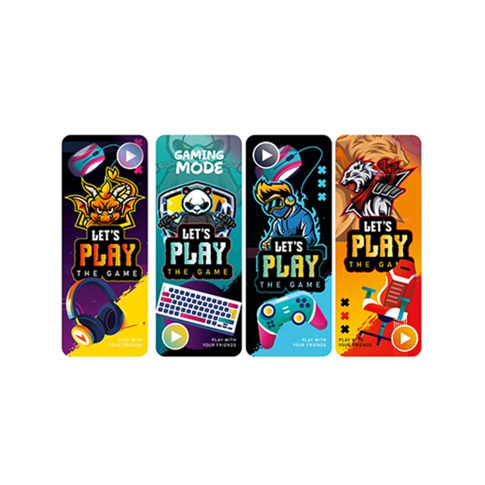 Набір ламінованих закладок для книг АП-0902, 4 шт Вид 2 Вінниця - фото 1