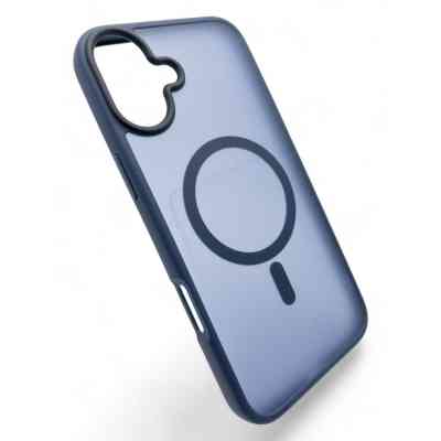 Чехол для мобильного телефона BeCover Metal Buttons Case (MagSafe) для Apple iPhone 16 Blue (712091) Винница